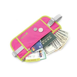[티큐브] 여행용 소매치기 방지 컬러 안전복대 VER.2 - 핑크